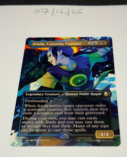 Magic the Gathering MTG Azula, Cunning Usurper x1 Rare Borderless Card NM/M - Image 1