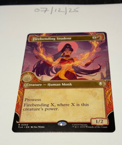 Magic the Gathering MTG Firebending Student x1 Rare Showcase Card NM/M - Image 1