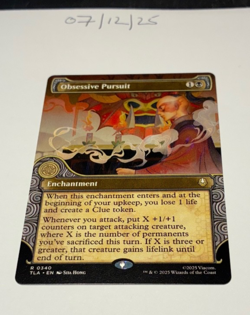 Magic the Gathering MTG Obsessive Pursuit x1 Rare Showcase Card NM/M - Image 1