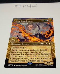 Magic the Gathering MTG Iroh, Grand Lotus x1 Rare Showcase Card NM/M - Image 1