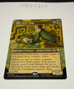 Magic the Gathering MTG The Earth King x1 Rare Showcase Card NM/M - Image 1