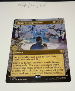 Magic the Gathering MTG Foggy Swamp Visions x1 Rare Showcase Card NM/M - Image 1