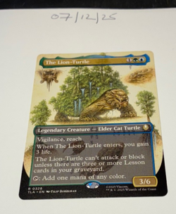 Magic the Gathering MTG The Lion-Turtle x1 Rare Borderless Card NM/M - Image 1