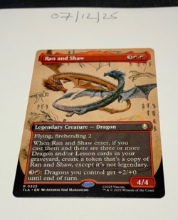 Magic the Gathering MTG Ran and Shaw x1 Rare Borderless Card NM/M - Image 1