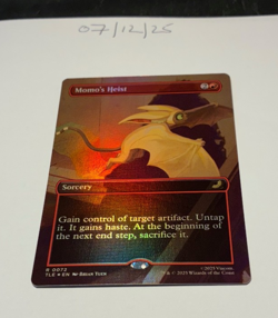 Magic the Gathering MTG Momo's Heist x1 Rare Borderless FOIL Card NM/M - Image 1