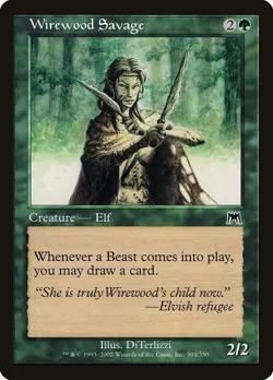 MTG - Wirewood Savage [Onslaught] - Image 1