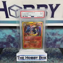 2012 Pokemon B&W - Charizard - Plasma Storm PSA 9 - Image 1