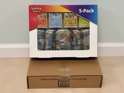 Pokemon Mini Tin (5) Galar Pals Box Set Costco Evolving Skies & Brilliant Stars - Image 1