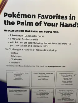 Pokemon TCG Costco 5 Pack Mini Tins Galar Pals Features Evolving skies - Image 3