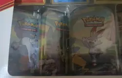 Pokemon TCG 5-Pack Galar Pals Mini Tin Set Evolving Skies & Brillant Stars! - Image 4