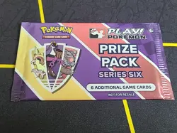 Pokemon Prize Pack Series Six (6) SEALED Booster Pack - Image 1