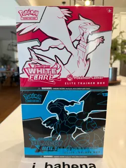 Pokemon Center Black Bolt & White Flare Elite Trainer Box ETB Set 🔥 - Image 1