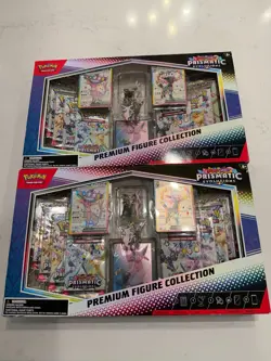 Pokemon Prismatic Evolutions Premium Figure Collection LOT OF 2 🔥 - Image 1