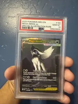 2025 POKEMON MEGA EVOLUTION ENGLISH MEGA ABSOL EX PSA 10 - Image 1