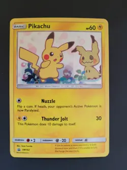 Pokemon Pikachu - Promo Holo SM Promos SM162 NM - Image 1