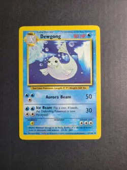 Dewgong 25/102 Pokemon TCG Base Set Unlimited Regular Uncommon MP - Image 2
