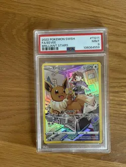 Pokemon Brilliant Stars Eevee TG11/TG30 Graded Psa 9 - Image 1