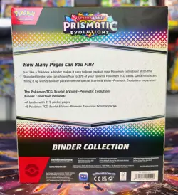 Pokemon TCG Scarlet & Violet Prismatic Evolutions Binder Collection - Image 2