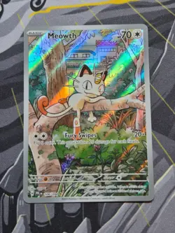 Meowth 106/094 Pokemon TCG Phantasmal Flames Illustration Rare NM Pack Fresh - Image 1