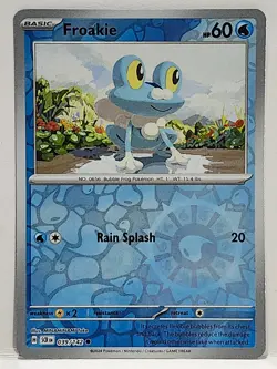 Froakie #39/142 Stellar Crown 2024 Reverse Holo Pokemon TCG - Image 1