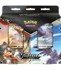 Pokemon TCG: V Battle Deck Lycanroc VS Corviknight Double Deck Bundle SEALED - Image 2