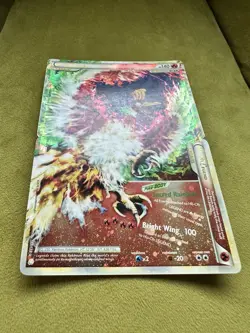 ULTRA RARE Ho-Oh Legend Set 111 112/123 Pokemon Heart Gold Soul Silver Holo - HP - Image 1