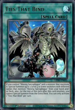 Ties That Bind - Ultra Rare 1st Edition LEDE-EN053 - NM - YuGiOh - Image 1