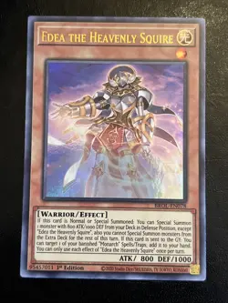 Yu-Gi-Oh TCG Edea the Heavenly Squire BROL EN078 NM - Image 1