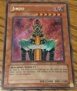 Yu-Gi-Oh! 2003 TCG Jinzo BPT-011 Secret Rare From Collectors Tin MP/HP - Image 1