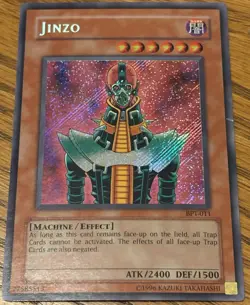 Yu-Gi-Oh! 2003 TCG Jinzo BPT-011 Secret Rare From Collectors Tin MP/HP - Image 2