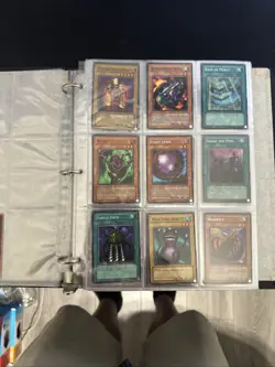 Vintage Yugioh Binder With Over 220+ Cards Commons And More Various Sets - Image 1
