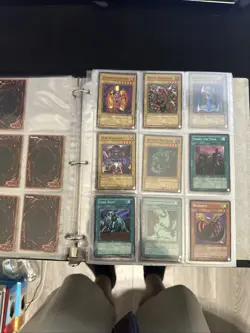 Vintage Yugioh Binder With Over 220+ Cards Commons And More Various Sets - Image 2
