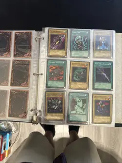 Vintage Yugioh Binder With Over 220+ Cards Commons And More Various Sets - Image 3