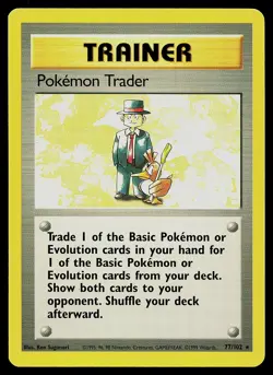 Pokemon Card - Pokemon Trader Base Set 77/102 Rare - Image 1
