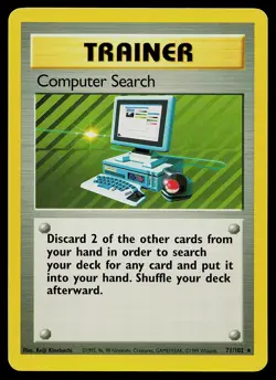Pokemon Card - Computer Search Base Set 071/102 Rare - Image 1