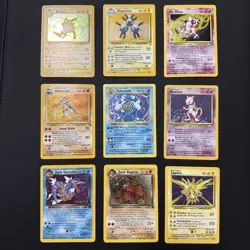 Pokemon Bulk Wotc 9 Card Vintage Lot HOLO/Shadowless Unlimited LP-MP LOT 4 - Image 1