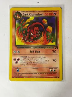 Dark Charmeleon - 32/82 - Pokemon Team Rocket Unlimited Card WOTC NM - Image 1