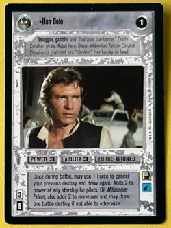 SWCCG - Han Solo (Star Wars Customizable Cards Game) - Image 1