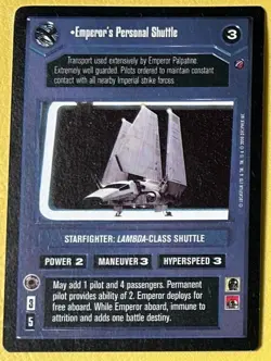 SWCCG - Emperor´s Personal Shuttle (Star Wars Customizable Cards Game) - Image 1