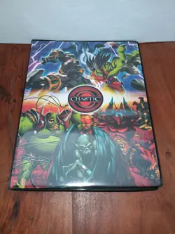 Vintage Chaotic Card Binder Collection with Ultra Pro Binder 40 cards, 19 holos - Image 1