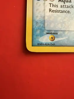 Pokemon TCG Reverse Holo Rare Stamped EX Emerald Kyogre Card 6/106 Near Mint - Image 2