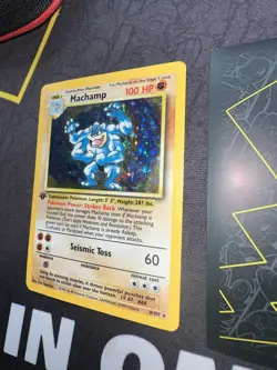 Pokemon Card 1st Edition Machamp 8/102 Base Set Holo Rare Opened 205💎NM +💎 - Image 5