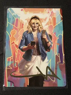 Gwen Stacy Art Card (Gold-Stamped Signature) (13/54) Magic The Gathering - Image 1