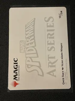 Gwen Stacy Art Card (Gold-Stamped Signature) (13/54) Magic The Gathering - Image 2