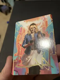Gwen Stacy Art Card (Gold-Stamped Signature) (13/54) Magic The Gathering - Image 3