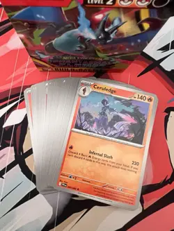 Ceruledge Build & Battle - Phantasmal Flames 40 Card Deck *No Promo* Pokemon TCG - Image 3