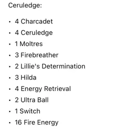 Ceruledge Build & Battle - Phantasmal Flames 40 Card Deck *No Promo* Pokemon TCG - Image 4