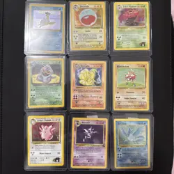 Pokemon Bulk Wotc 9 Card Vintage Lot HOLO/Shadowless Unlimited LP-MP LOT 3 - Image 1