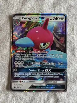 Porygon-Z GX SM216 Holo Black Star Promo Card Sun & Moon Pokemon TCG Card LP - Image 1