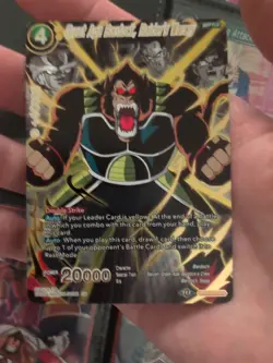Dragon ball Super Card Game Great Ape Bardock, Raider's Warcry DB1-061 SR Foil - Image 3